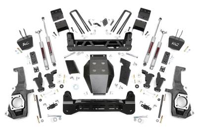 Rough Country Suspension Systems - Rough Country 7.5" Suspension Lift Kit 11-19 Silverado/Sierra HD 10430