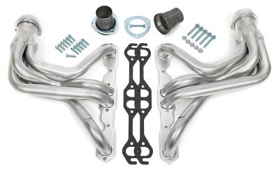 Hedman Hedders - Hedman 69830 HD Silver Long-Tube Headers for 67-91 GM 4WD Trucks w/283-400