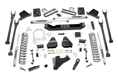 Rough Country Suspension Systems - Rough Country 50820 6" 4-Link Lift for 17-22 F250/F350 Super Duty Diesel 4WD