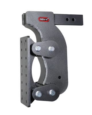 GEN-Y Hitch - GEN-Y Hitch 2.5" BOSS TORSION-FLEX Class V 15" Drop Pintle Mount Plate GH-1501