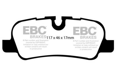 EBC Brakes - EBC Brakes DP61542 6000 Series Greenstuff Truck/SUV Brakes Disc Pads