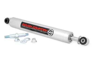 Rough Country Suspension Systems - Rough Country 8736430 N3 Single Steering Stabilizer 0-8" Lift for 08-16 Ford SD