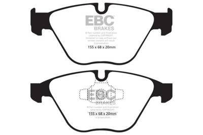 EBC Brakes - EBC Brakes DP31512C Redstuff Ceramic Low Dust Brake Pads