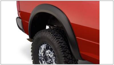 Bushwacker - Bushwacker Extend-a-Fender Rear Fender Flares Black for Dodge Ram 50014-02