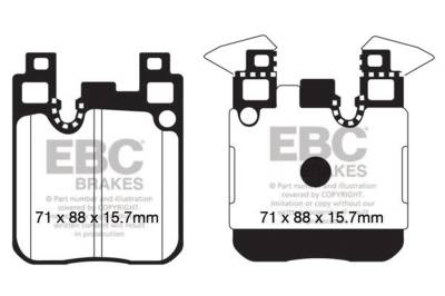 EBC Brakes - EBC Brakes DP32133C Redstuff Ceramic Low Dust Brake Pads