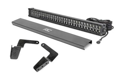 Rough Country Suspension Systems - Rough Country Bumper Mount 30" LED Light Bar Kit for 07-14 FJ Cruiser 70652DRL