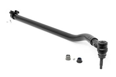 Rough Country Suspension Systems - Rough Country High Steer Drag Link Black for 18-25 Jeep Wrangler JL/JT 10637