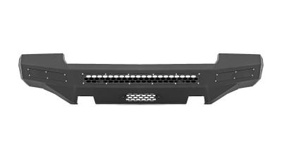 Rough Country Suspension Systems - Rough Country High Clearance Black Front Bumper 07-13 Sierra 1500 10912