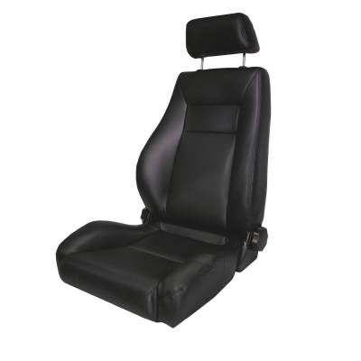 Rugged Ridge - Rugged Ridge 13404.15 Front Seat Reclinable Black Denim for 76-02 CJ/Wrangler