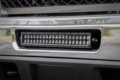 Rough Country Suspension Systems - Rough Country 20" LED Light Bar Bumper Mounts 11-14 Silverado/Sierra 70522