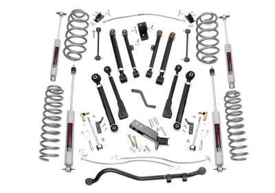 Rough Country Suspension Systems - Rough Country 66220 6" Suspension Lift Kit for 97-06 Jeep Wrangler TJ 4WD