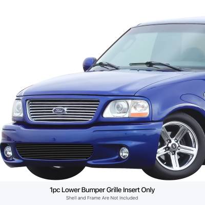 APS - APS Stainless Billet Bumper Grille Black 99-03 Ford F150 GR06HEC84J