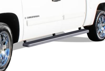 APS - APS IStep 5" Running Boards-Brushed 01-13 Silverado/Sierra Crew IB03EJJ1A