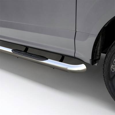 ARIES - Aries Offroad 201008-2 Side Bars 3" Nerf Bar Polished Stainless Steel