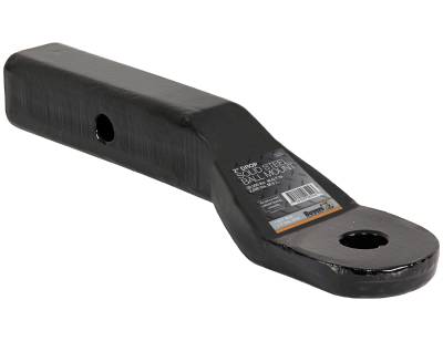 Buyers - Buyers 2" Heavy-Duty Ball Mount 2" Drop x 7-5/8 Long Tube Black 1803050
