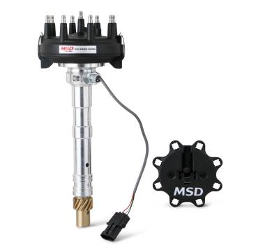 MSD - MSD Ignition 23401MSD Crank Trigger Distributor w/Adjustable Cam Sync Pick-up