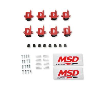 MSD - MSD Ignition 8289-8 Universal Ignition Coil Smart Red for EFI Systems