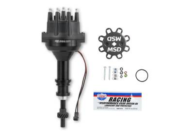 MSD - MSD Ignition 857831 Pro-Billet Small Diameter Distributor Black for Ford 351W