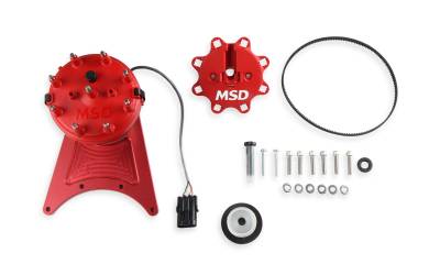 MSD - MSD Ignition 85101 Front Drive Distributor w/Adjustable Cam Sync for SB Chevy