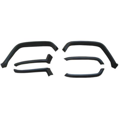 Street Scene - Street Scene 950-59500 Black Sport Fender Flares Set for 03-10 Hummer H2