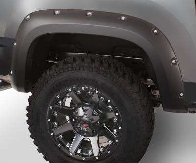 Bushwacker - Bushwacker Pocket Style Rear Fender Flares Black GMC Sierra 40102-02