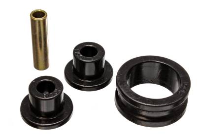 Energy Suspension - Energy Suspension 3.10101G Rack & Pinion Bushing Set Polyurethane Black