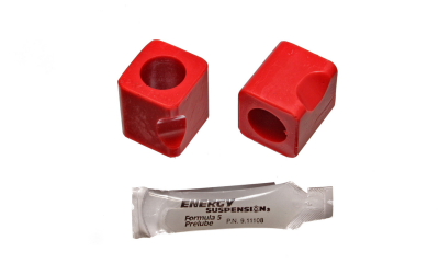 Energy Suspension - Energy Suspension 7.5110R Sway Bar Bushing Set Rear Polyurethane Red