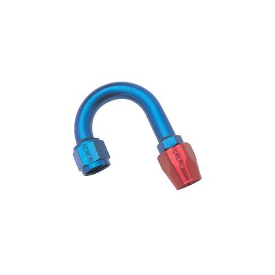 Russell - Russell 610260 6AN ProClassic 180-DEG 1" Radius Hose End w/Red/Blue Finish