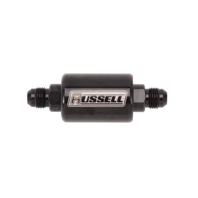 Russell - Russell 650603 6AN Male To 6AN Male Check Valve Black Anodized