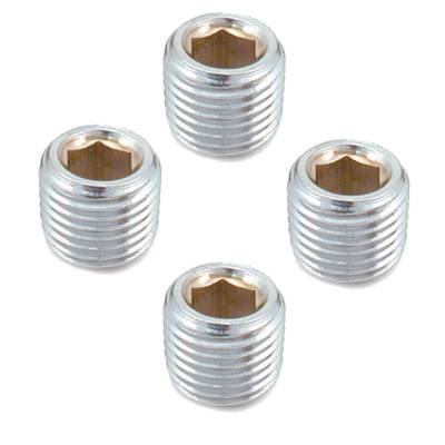 Spectre - Spectre Performance 6048 Pipe Plug 0.25" 4 Pack Chrome Plated