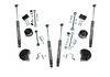 Superlift - Superlift 2.5" Suspension Lift Kit-Shadow Shocks for Jeep JL 4WD K187