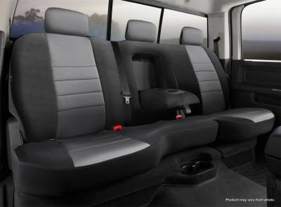 FIA - FIA NP92-49 GRAY Neoprene Custom Fit Truck Seat Covers