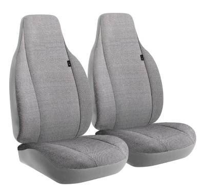 FIA - FIA TRS401 GRAY Wrangler Saddleblanket Semi-Custom Car Front Bucket Seat Cover