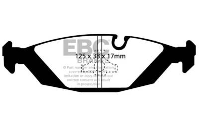 EBC Brakes - EBC Brakes DP2447 Greenstuff 2000 Series Sport Brake Pads