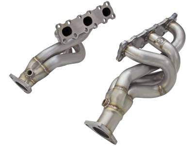 aFe Power - aFe 48-36103 Twisted 1.625" Stainless Mid Length Headers for Infiniti/Nissan 3.5