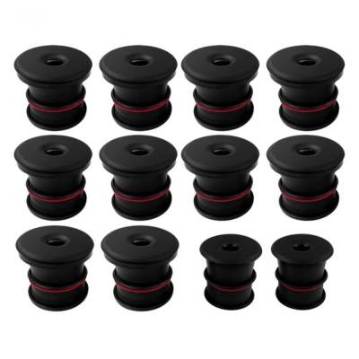 S&B Filters - S&B Filters Silicone Rubber Body Mount Set Black 00-03 Excursion 81-1007