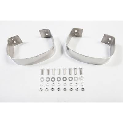 Rugged Ridge - Rugged Ridge 11108.01 Rear Bumperettes Stainless Steel for Jeep CJ/YJ