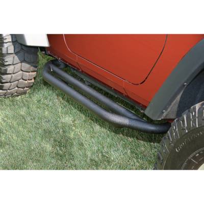 Rugged Ridge - Rugged Ridge 11504.21 RRC Side Armor Guards for Jeep Wrangler