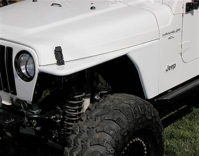 Rugged Ridge - Rugged Ridge 12004.61 Basic Flat Fender Kit for Jeep Wrangler