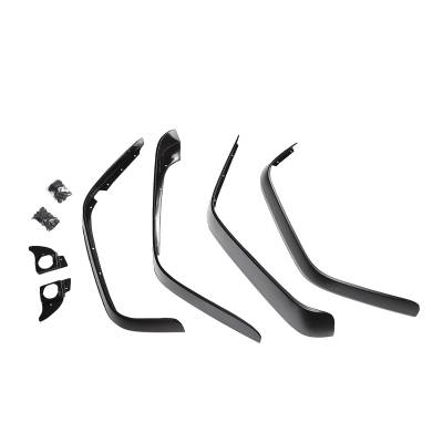 Rugged Ridge - Rugged Ridge 11620.10 All Terrain Flat Fender Flare Kit for 07-18 Wrangler JK
