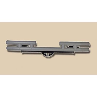 Rugged Ridge - Rugged Ridge 11572.04 3" Tube Rear Bumper w/Hitch Titanium for Wrangler