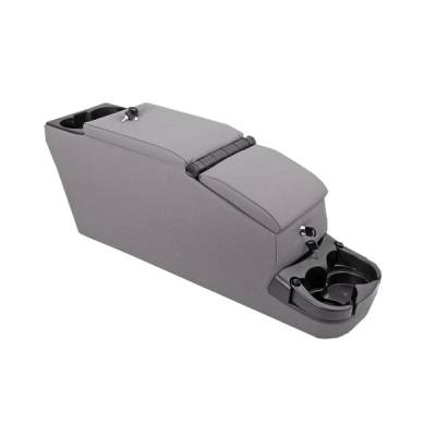 Rugged Ridge - Rugged Ridge 13103.09 Ultimate II Locking Console Gray for Jeep CJ & Wrangler