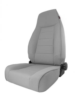 Rugged Ridge - Rugged Ridge 13445.09 High-Back Front Seat Reclinable Gray for Jeep Cherokee