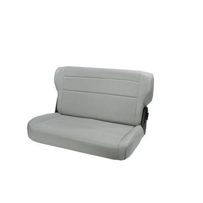 Rugged Ridge - Rugged Ridge 13462.09 Fold & Tumble Rear Seat Gray for Jeep CJ & Wrangler