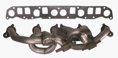 Rugged Ridge - Rugged Ridge 17650.02 Stainless Steel Header 4.0L for Jeep Wrangler
