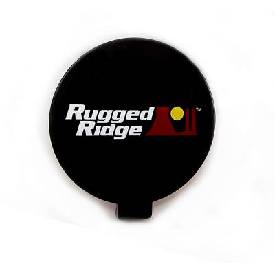 Rugged Ridge - Rugged Ridge 15210.57 6" Slim Off Road Light Cover Black