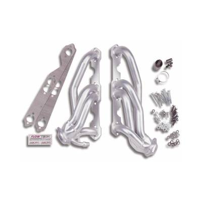 FlowTech - Flowtech 91832-1FLT Shorty Smog Headers for Chevy/GMC 5.0 & 5.7