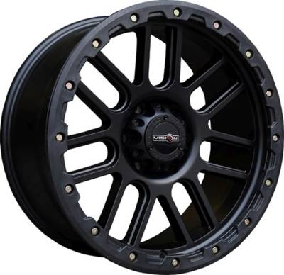 Vision Wheel - Vision Wheels 111 Nemesis 20x9 8x170 10mm Black Matte 111-2970MB10
