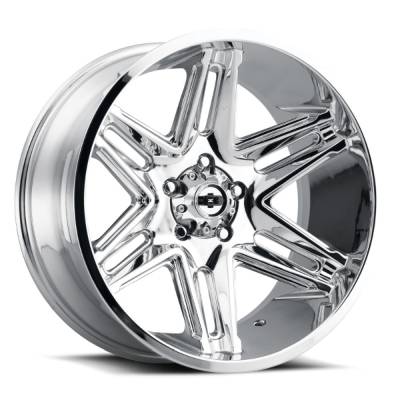 Vision Wheel - Vision Wheels 363 Razor 22x10 5x5.5 -19mm Chrome 363-22085C-19
