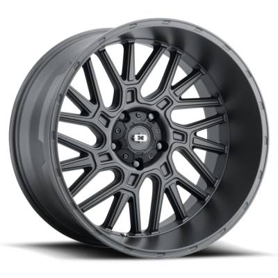Vision Wheel - Vision Wheels 404 Brawl 20x12 5x5.5 -51mm Black Matte 404-20285SB-51